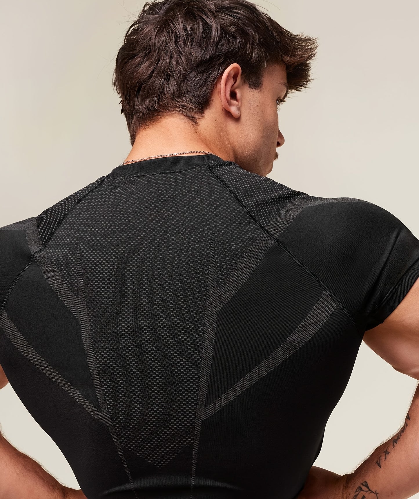 Men'S & Women'S Athletic Compression T-Shirt - Stretchy Workout Tee for Gym, Running, Cycling, Basketball - Non-See-Through Quick-Dry Shirt with Round Neck - All-Season Fitness Top for Training, Yoga, Casual Outfits - Ideal f
