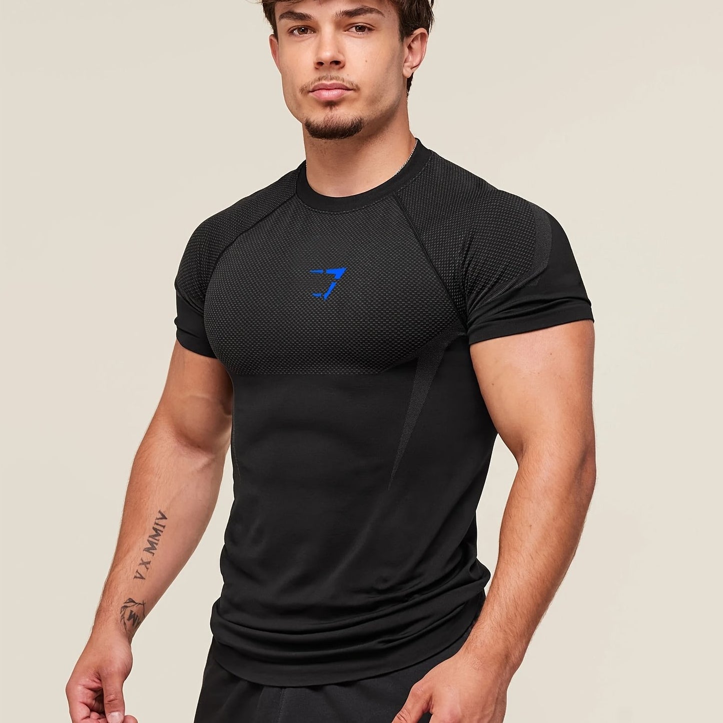 Men'S & Women'S Athletic Compression T-Shirt - Stretchy Workout Tee for Gym, Running, Cycling, Basketball - Non-See-Through Quick-Dry Shirt with Round Neck - All-Season Fitness Top for Training, Yoga, Casual Outfits - Ideal f