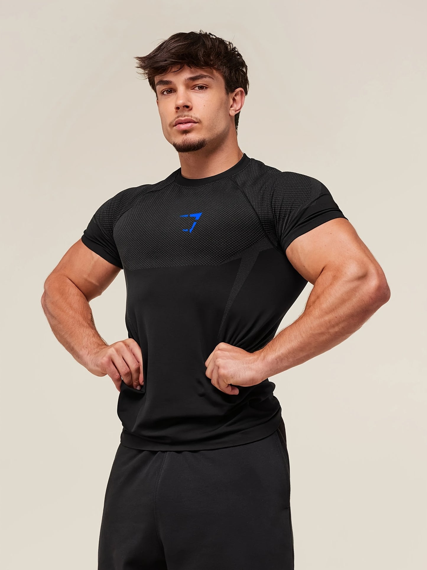 Men'S & Women'S Athletic Compression T-Shirt - Stretchy Workout Tee for Gym, Running, Cycling, Basketball - Non-See-Through Quick-Dry Shirt with Round Neck - All-Season Fitness Top for Training, Yoga, Casual Outfits - Ideal f