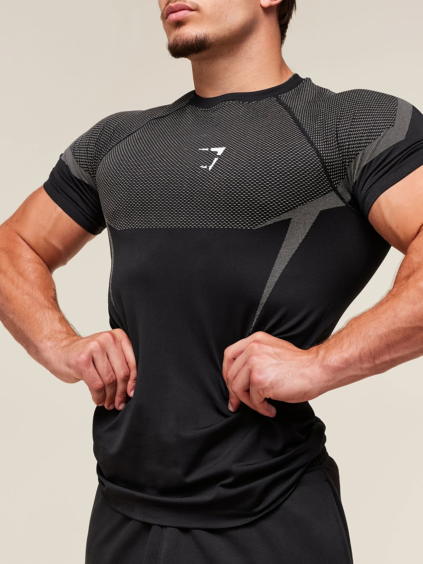 Men'S & Women'S Athletic Compression T-Shirt - Stretchy Workout Tee for Gym, Running, Cycling, Basketball - Non-See-Through Quick-Dry Shirt with Round Neck - All-Season Fitness Top for Training, Yoga, Casual Outfits - Ideal f