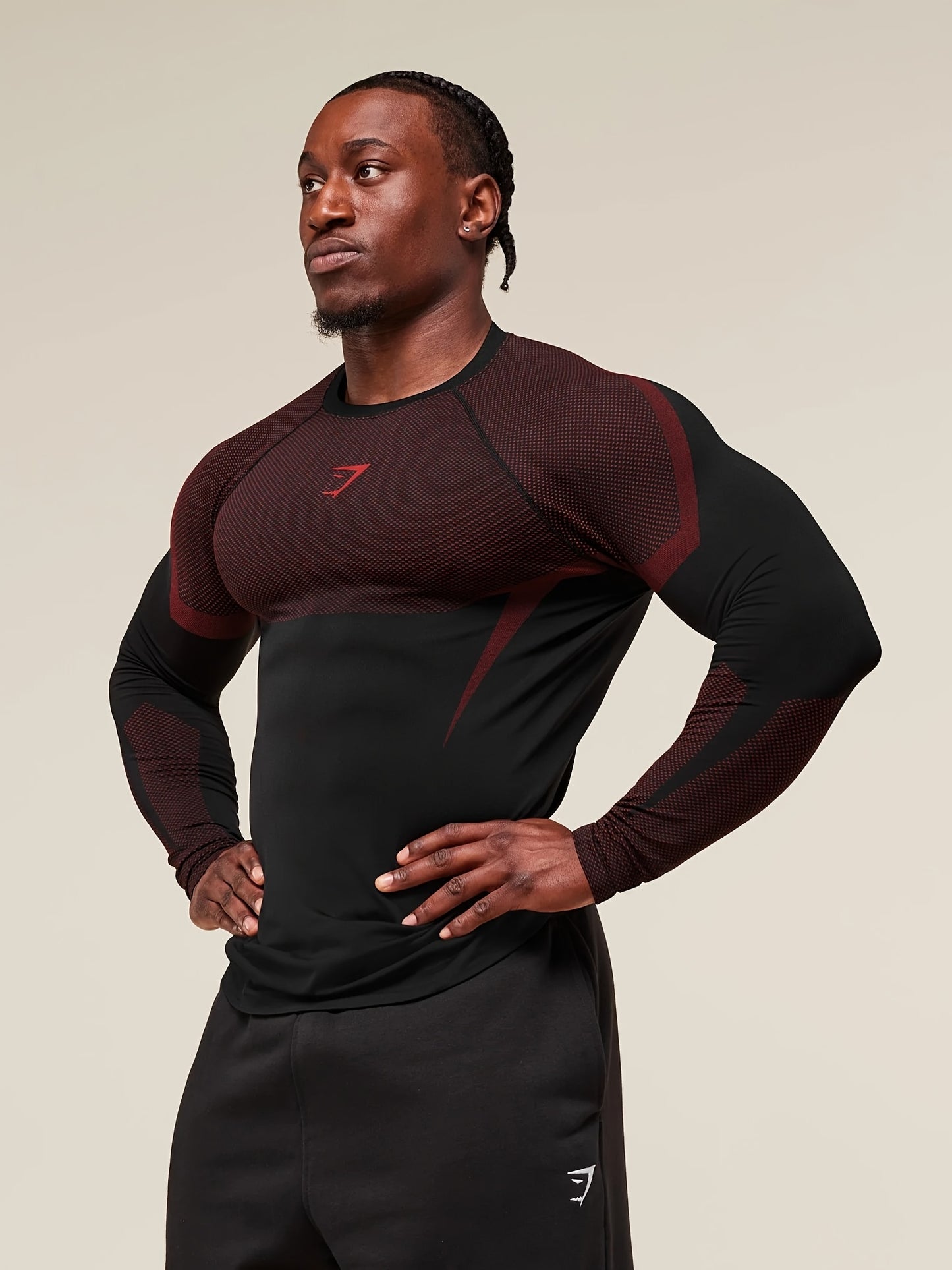 GymShark camiseta manga larga de compresion