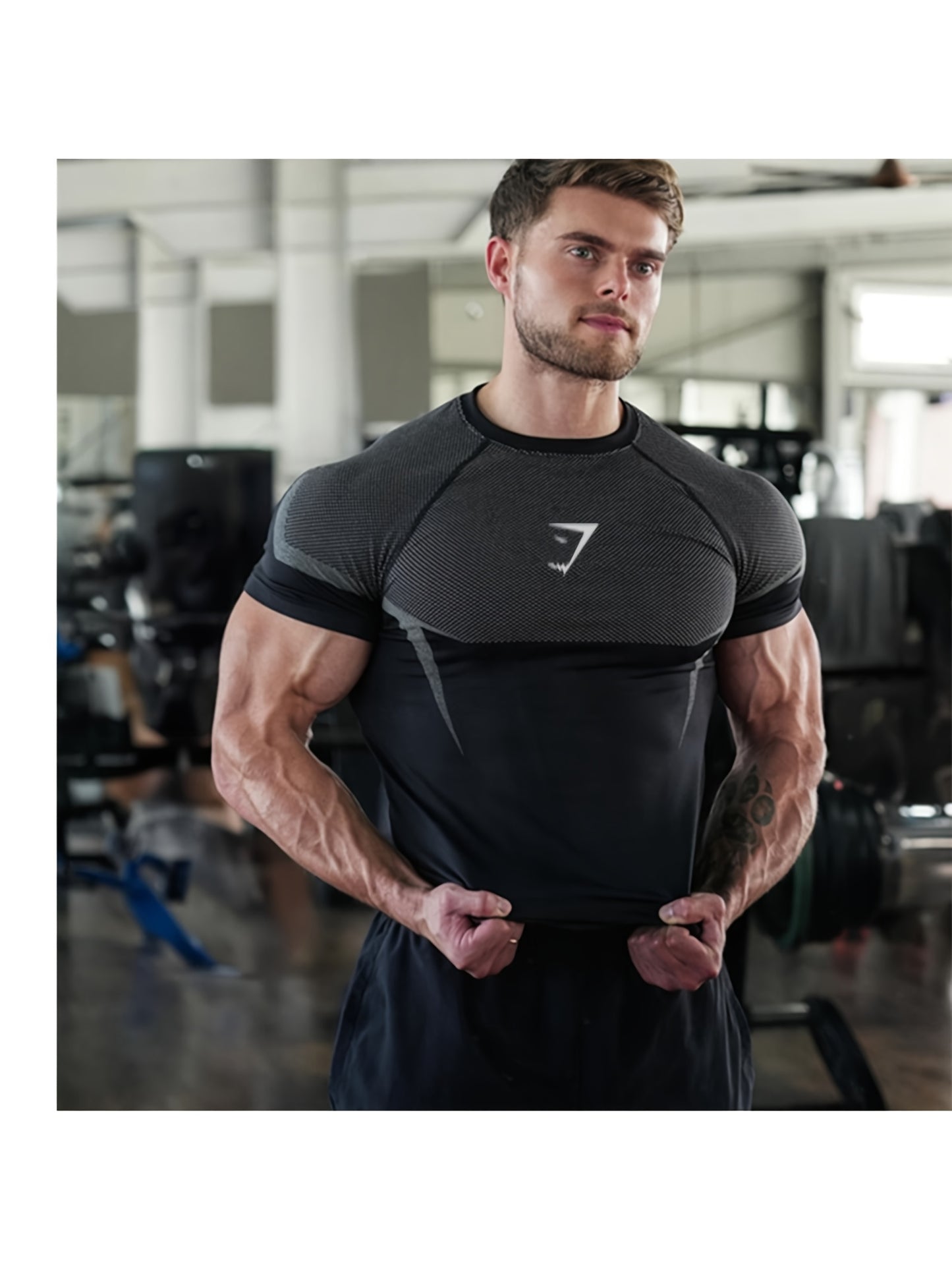GymShark camiseta de comprensión tipo onix