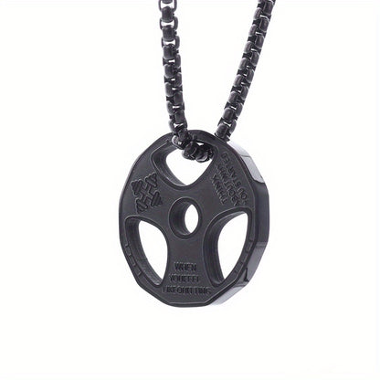 Collar colgante disco gym